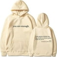 thumbnail image 1 of You Are Enough Hoodie, Dear Person Behind Me Hoodie Sweatshirt for Men Women, 1 of 8