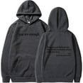 thumbnail image 1 of You Are Enough Hoodie, Dear Person Behind Me Hoodie Sweatshirt for Men Women, 1 of 9
