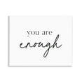 thumbnail image 1 of You Are Enough Sentiment Wall Plaque Art, design by Lettered and Lined, 1 of 8