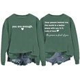 thumbnail image 1 of You Are Enough Sweatshirt, Dear Person Behind Me Sweatshirt, Unisex Hoodie, 1 of 6
