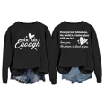 thumbnail image 1 of You Are Enough Sweatshirts Dear Person Behind Me Shirt Women Mental Health Inspirational Graphic Casual Tops, 1 of 6