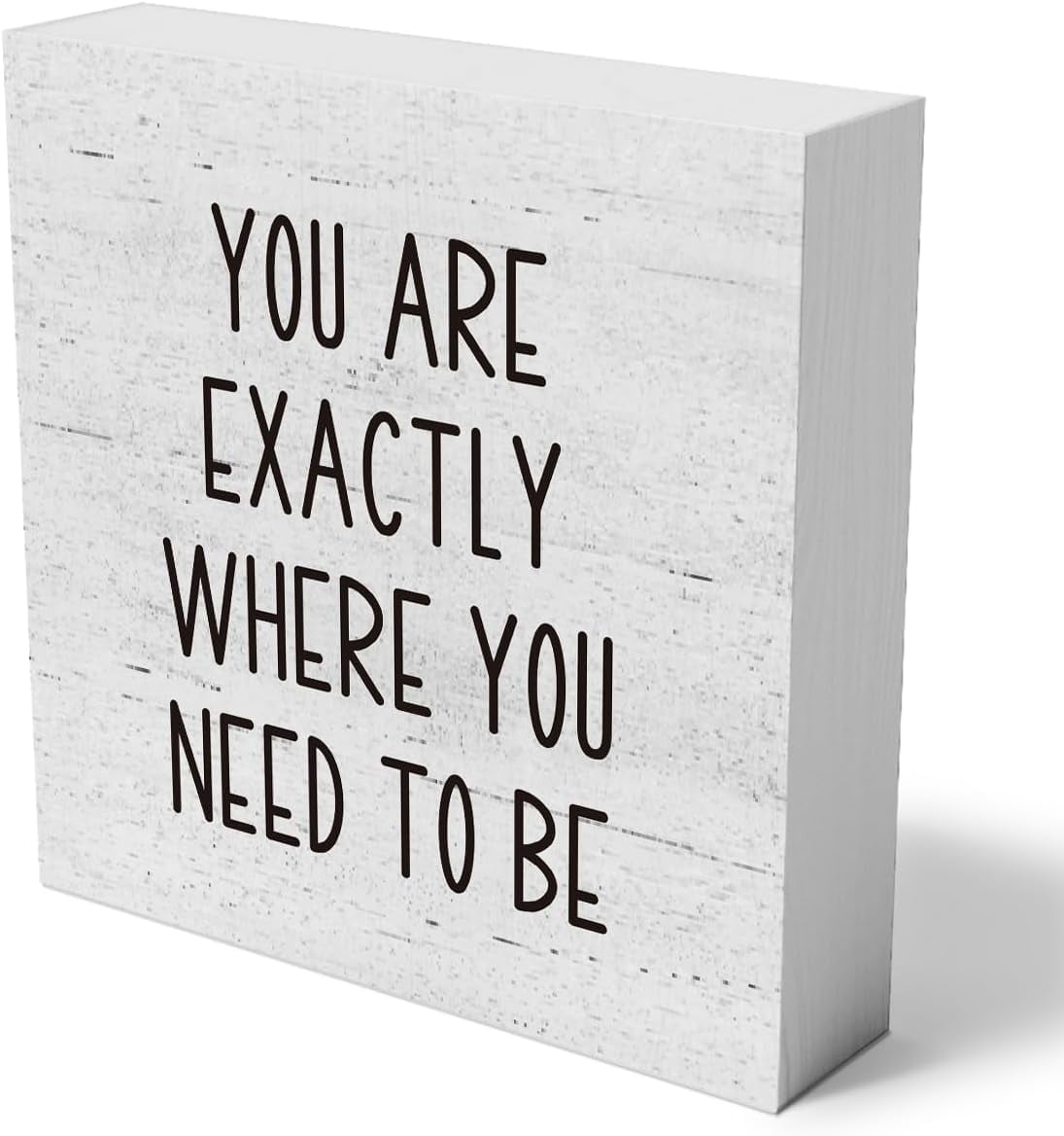 You Are Exactly Where You Need to Be Wooden Box Sign Decorative ...