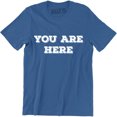thumbnail image 1 of You Are Here Famous Music Celebrity Men's Gifts T-Shirt, 1 of 4