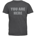 thumbnail image 1 of You Are Here Inspired By John Lennon Dark Heather Adult T-Shirt - Medium, 1 of 1
