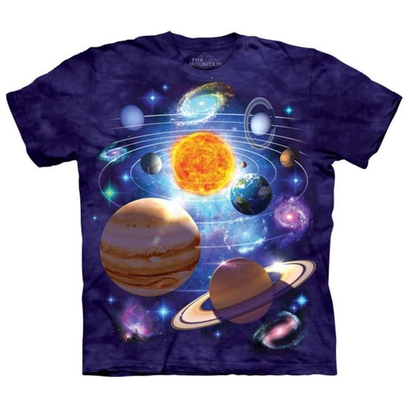 You Are Here Solar System Planets Big Boys T-Shirt Tee