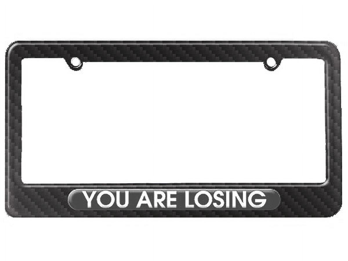 You Are Losing - Racing License Plate Frame - Walmart.com