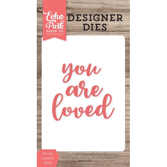 You Are Loved #2 Word Small Die Set