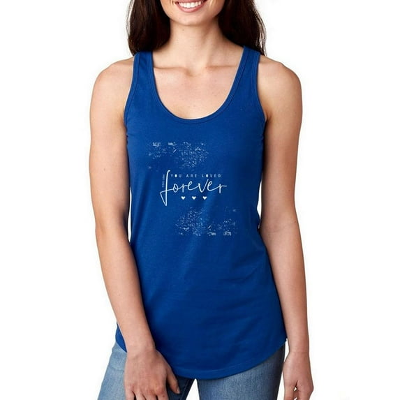 You Are Loved Forever Racerback Tank Women -Image by Shutterstock, Female Medium