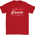 thumbnail image 1 of You Are Loved Forever T-Shirt Christian Religious Praise Worship Bible Jesus Tee - Red, L, 1 of 1