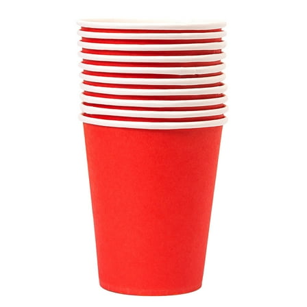 You Are Loved Mug, Fdelink 10 Pieces 9 Ounce Disposable Paper Cups Party Drinking for Diy and Holiday 15Colors