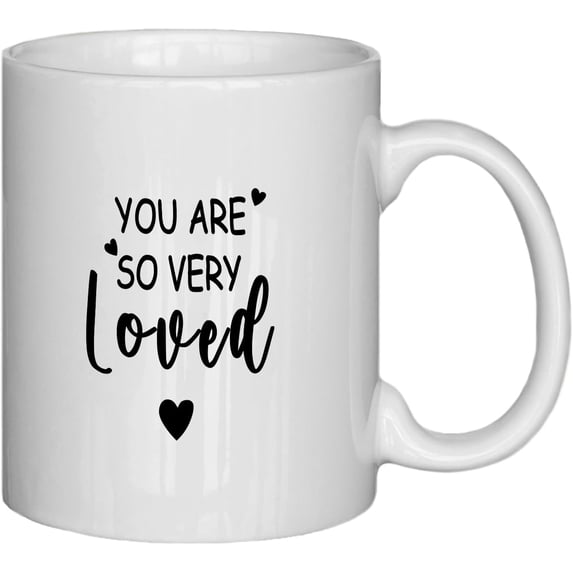 You Are Loved Mug,You Are Loved Gifts,Friends Coffee Mugs,Friends Mug,You Are So Very Loved Coffee Mug Cup,Friendship Mug-11Oz Coffee Milk Mug Cup