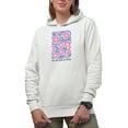 thumbnail image 1 of You Are Made of Magic, Boho Flowers Art Merch Gift, White Hooded Sweatshirt or Hoodie, Small, 1 of 5