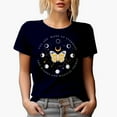 thumbnail image 1 of You Are Made of Stardust, Wishes, Boho Mystical & Celestial Art Merch Gift, Navy Blue T-Shirt, Medium, 1 of 5