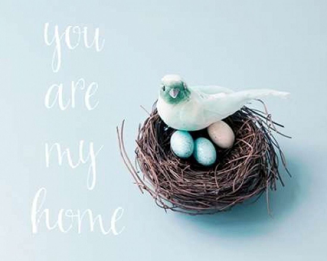 You Are My Home Love Birds Canvas Art - Susannah Tucker Photography (24 x 30)
