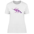 thumbnail image 1 of You Are My Ocean Narwhal T-Shirt Women -Image by Shutterstock, Female Small, 1 of 2
