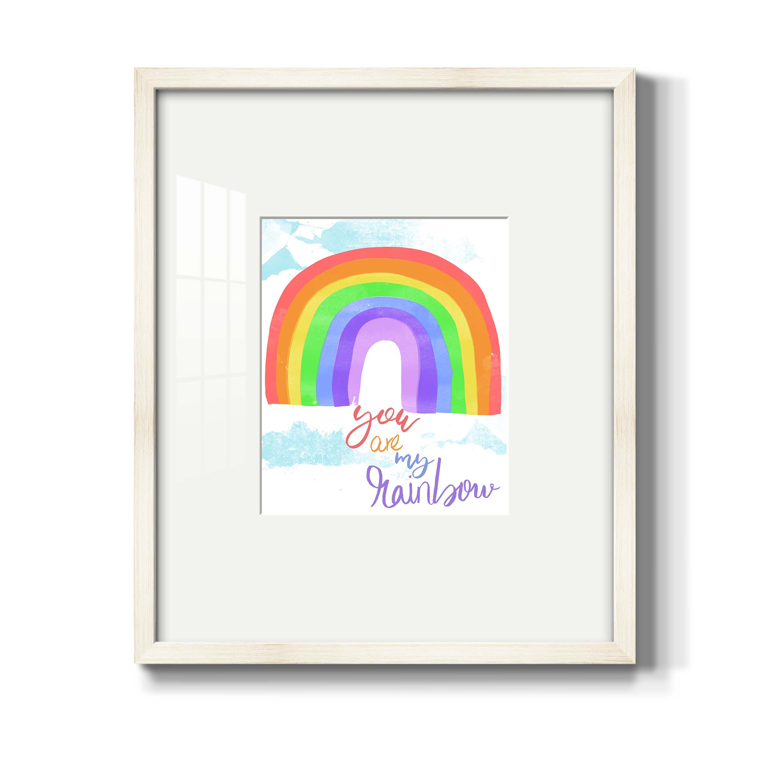 You Are My Rainbow Premium Gallery Wrapped Canvas - Ready to Hang - 32 x 48