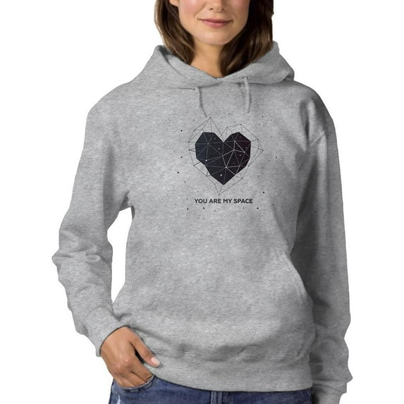 You Are My Space Hoodie Women -Image by Shutterstock, Female 4X-Large
