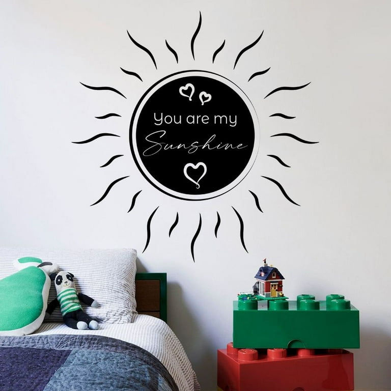 You Are My Sunshine Baby Children Family Quote Quotes Wall Sticker