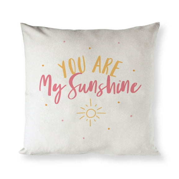 You Are My Sunshine Baby Cotton Canvas Pillow Cover