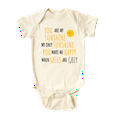 thumbnail image 1 of You Are My Sunshine Baby Cute Baby Clothes for Baby Outfit for Baby Shower Gift for Newborn Gift 12m Natural, 1 of 2