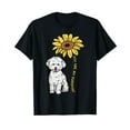 thumbnail image 1 of You Are My Sunshine Bichon Frise Sunflower Dog Lover Gift T-Shirt, 1 of 5
