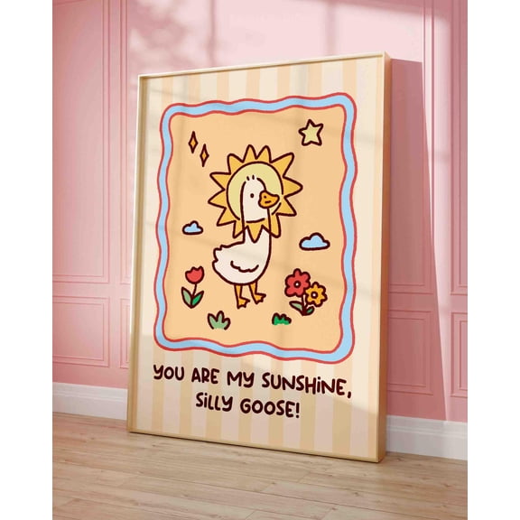 You Are My Sunshine Goose Nursery Wall Decor