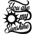 thumbnail image 1 of You Are My Sunshine - Metal Wall Art, 1 of 6