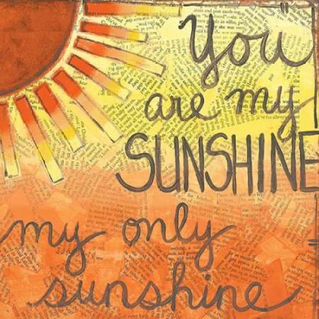 You Are My Sunshine Poster Print by Monica Martin (12 x 12)
