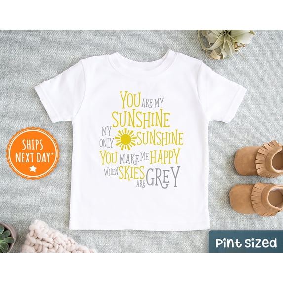 You Are My Sunshine Shirt, Sunshine Toddler Shirt, Cute Nursery Rhyme Kids Shirt TODDLER SHORT SLEEVE TEE BELLA CANVAS 3001T