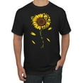 thumbnail image 1 of You Are My Sunshine Skull And Sunflower Inspirational/Christian Men's Graphic T-Shirt, Black, 4XL, 1 of 3
