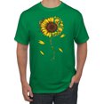 thumbnail image 1 of You Are My Sunshine Skull And Sunflower Inspirational/Christian Men's Graphic T-Shirt, Kelly, Small, 1 of 3