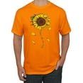 thumbnail image 1 of You Are My Sunshine Skull And Sunflower Inspirational/Christian Men's Graphic T-Shirt, Orange, 3XL, 1 of 3