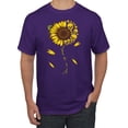 thumbnail image 1 of You Are My Sunshine Skull And Sunflower Inspirational/Christian Men's Graphic T-Shirt, Purple, 4XL, 1 of 3