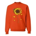 thumbnail image 1 of You Are My Sunshine Skull And Sunflower Inspirational/Christian Unisex Crewneck Graphic Sweatshirt, Orange, 2XL, 1 of 3