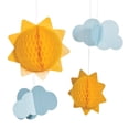 thumbnail image 1 of You Are My Sunshine Tissue Balls (6Pc) - Party Decor - 6 Pieces, 1 of 1