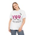 thumbnail image 1 of You Are My Universe Love Unisex Heavy Cotton Tee, 1 of 9