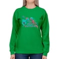 thumbnail image 1 of You Are My Universe Paint Sweatshirt Women -Image by Shutterstock, Female Small, 1 of 4