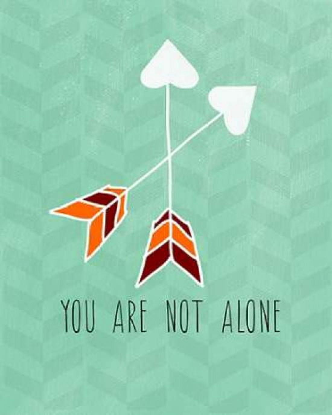 You Are Not Alone Canvas Art - Linda Woods (24 x 30)