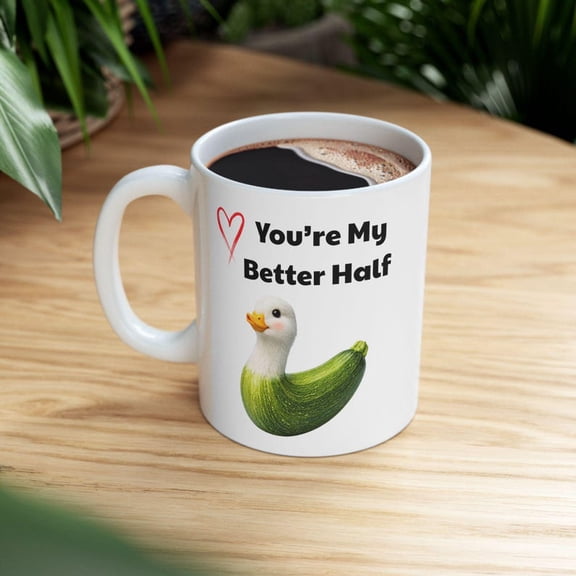 You Are One In a Melon Mug Funny Watermelon Pun Coffee Cup