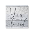 thumbnail image 1 of You Are So Loved Country Florals Inspirational Graphic Art Gallery Wrapped Canvas Print Wall Art, 1 of 7