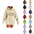 thumbnail image 1 of You Are Stronger Than The Storm Hoodies for Women Mental Health Matters Inspirational Positive Hooded Sweatshirt, 1 of 1