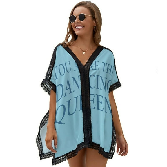 You Are The Dancing Queen Women's Swimsuit Coverup Summer Beach Cover Up Bathing Suit Dress