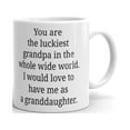 thumbnail image 1 of You Are The Luckiest Grandpa Coffee Tea Ceramic Mug Office Work Cup Gift, 1 of 3