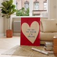 thumbnail image 1 of You Are The Reason I M Smiling Red Love Wall Art Poster Retro Heart Design1 Poster, Unframed Size 8x12, 1 of 4