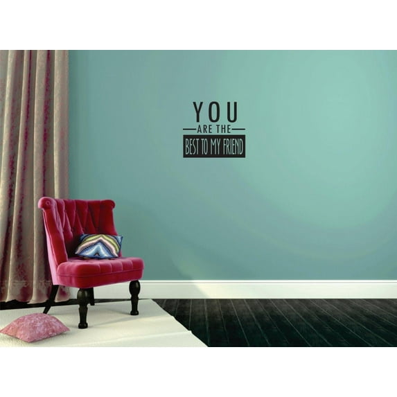 You Are The To My Friend Princess Queen Sweet Dreams Bedtime Unicorn Lovely Dear Dream Holiday Gift Decorating Ideas Girl Boy Bedroom Wall Decal Sticker - Size: 32 Inch x 45 Inch