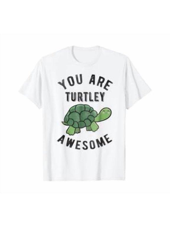 You Are Turtley Awesome Happy Turtle Graphic T-Shirt, Unisex T-Shirt