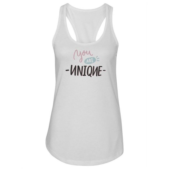 You Are Unique Racerback Tank Women -Image by Shutterstock, Female XX-Large