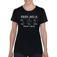 thumbnail image 1 of You Are Water. Flow And Heal Shaped T-Shirt Women -Smartprints Designs, Female 3X-Large, 1 of 4