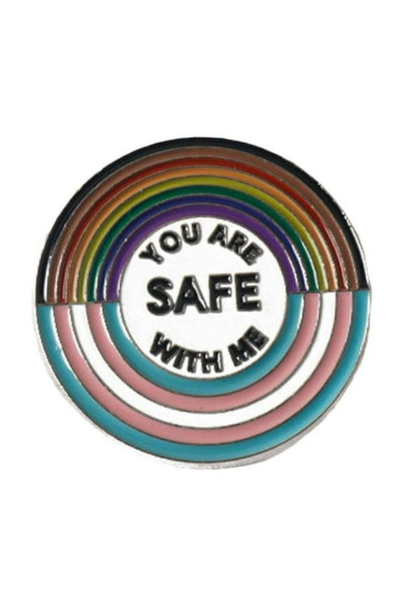 You Are With Me Pin Brooches Pins Transgender Gender Gay Lesbian Ally Pride Lgbt Pin Metal Badge Lgbtq L7