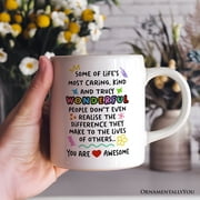 You Are Wonderful Personalized Mug, Heartful Message Gift With Custom Name